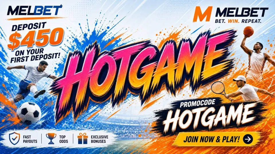 5 steps of Melbet registration with promo code HOTGAME